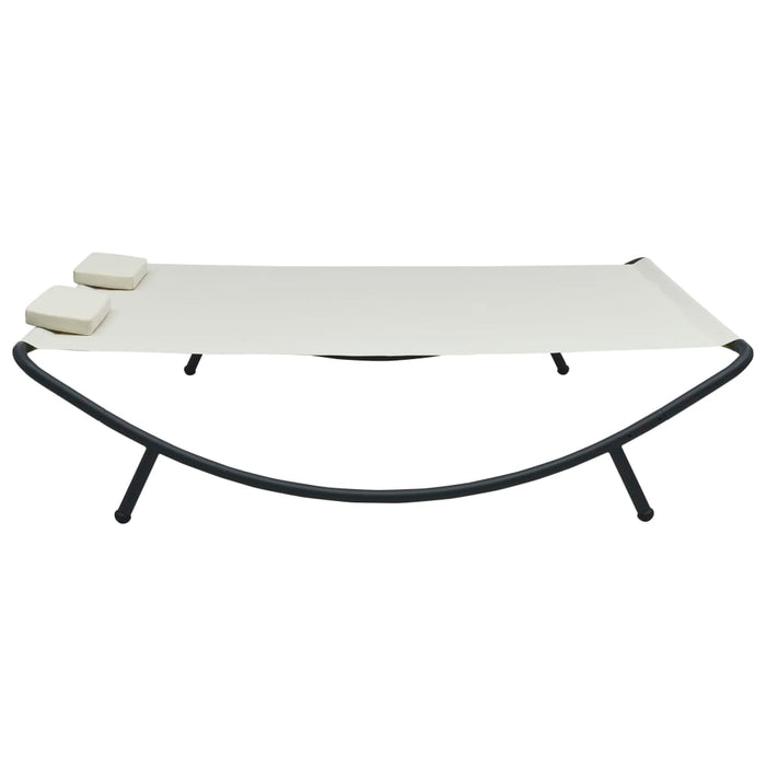 Lettino Prendisole in Tessuto Crema cod mxl 65361