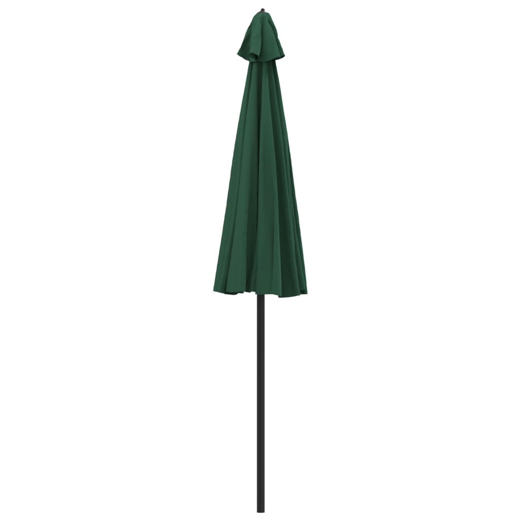Ombrellone da Esterni con Palo in Alluminio 270 cm Verde 47304