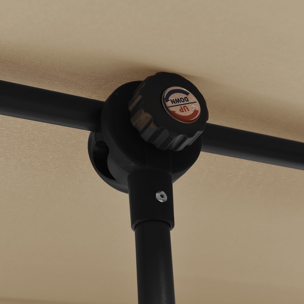 Ombrellone da Giardino con Palo in Alluminio 180x110cm Verde 47331