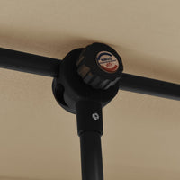 Ombrellone da esterno con palo in alluminio 180 x 130 cm tortora 02_0008215