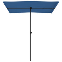 Ombrellone da Giardino con Palo in Alluminio 180x110 cm Azzurro 47335