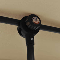 Ombrellone da Giardino con Palo in Alluminio 2x1,5 m Talpa 47339