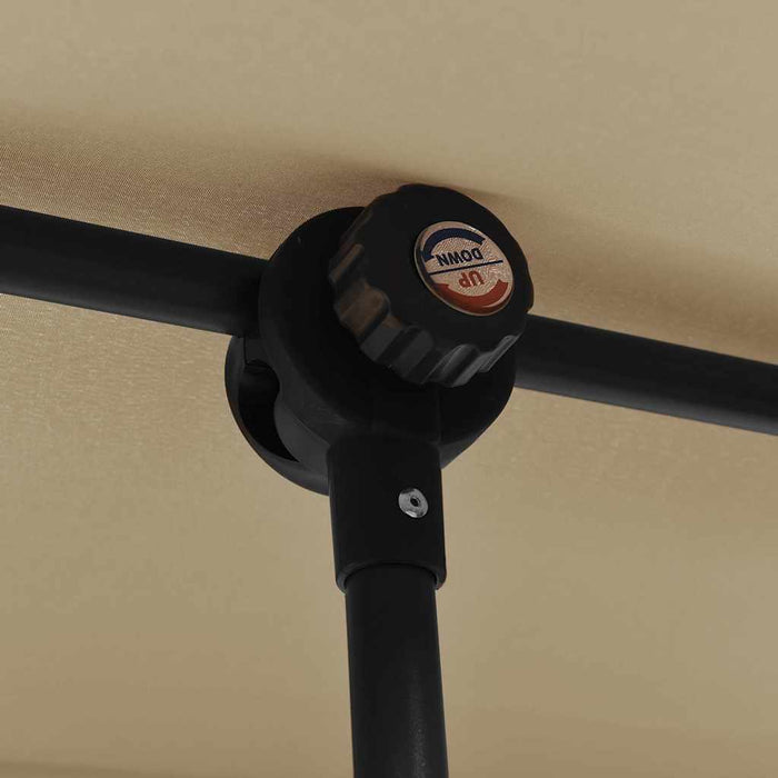 Ombrellone da Giardino con Palo in Alluminio 2x1,5 m Talpa 47339