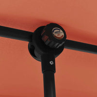 Ombrellone da Esterni con Palo in Alluminio 2x1,5 m Terracotta  cod mxl 60587