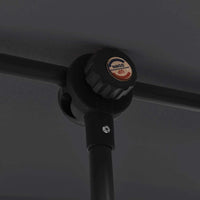 Ombrellone da Esterni con Palo in Alluminio 2x1,5 m Nero  cod mxl 54589