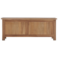 Mobile Porta TV 90x30x35 cm in Legno Massello di Teak 286275