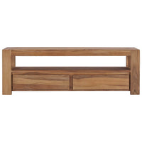 Mobile Porta TV 120x30x40 cm in Legno Massello di Teak 286277