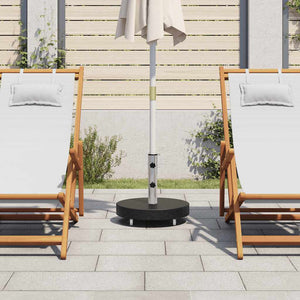 Base per Ombrellone in Granito 30 kg Circolare Nera