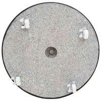Base per Ombrellone in Granito 30 kg Circolare Nera 48564