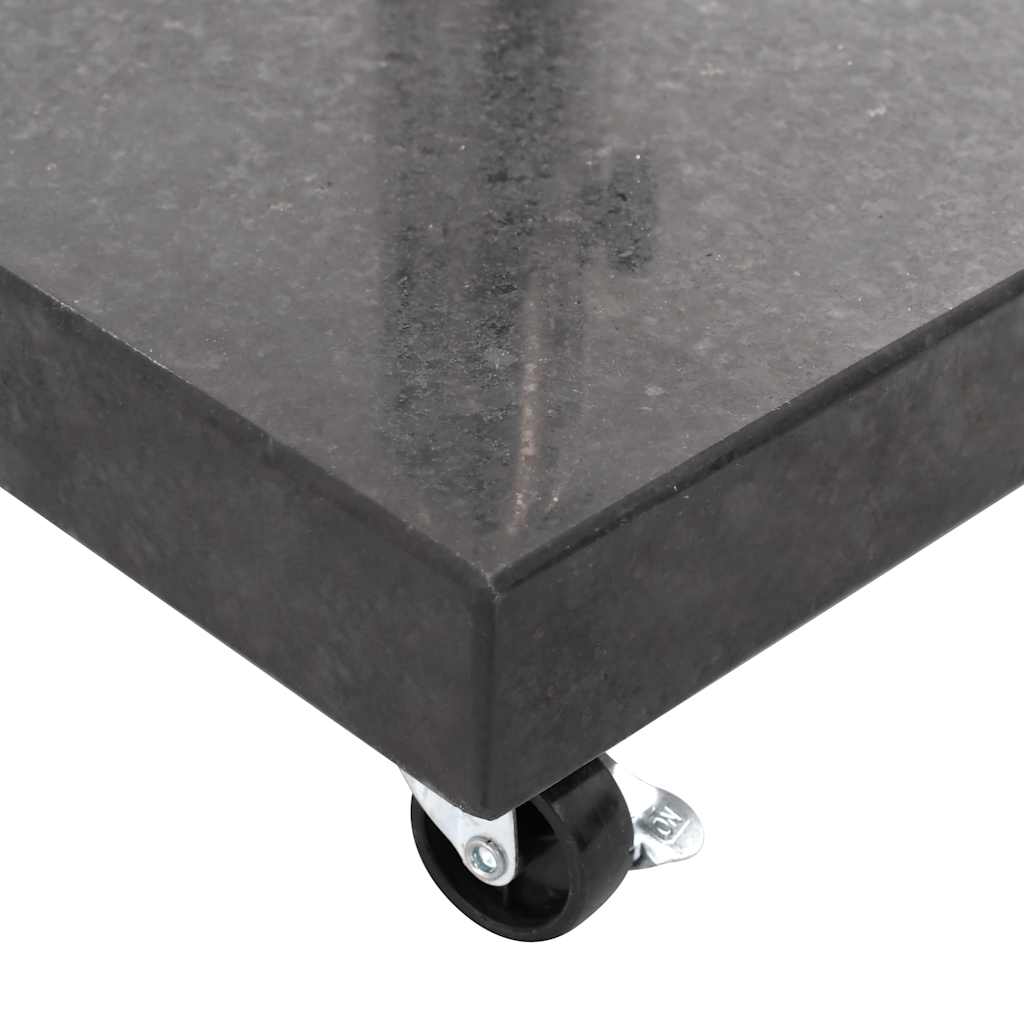 Base per Parasole in Granito 30 kg Quadrata Nera 48565