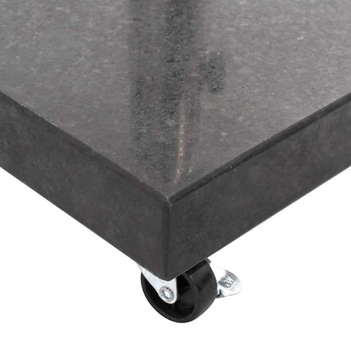 Base per Parasole in Granito 30 kg Quadrata Nera 48565