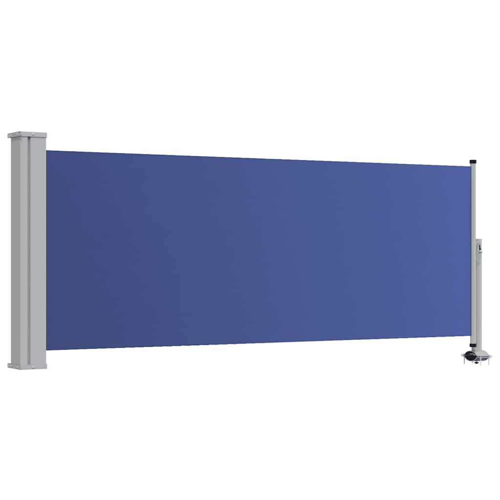 Tenda Laterale Retrattile per Patio 100x300 cm Blu 48341