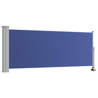 Tenda Laterale Retrattile per Patio 100x300 cm Blu 48341
