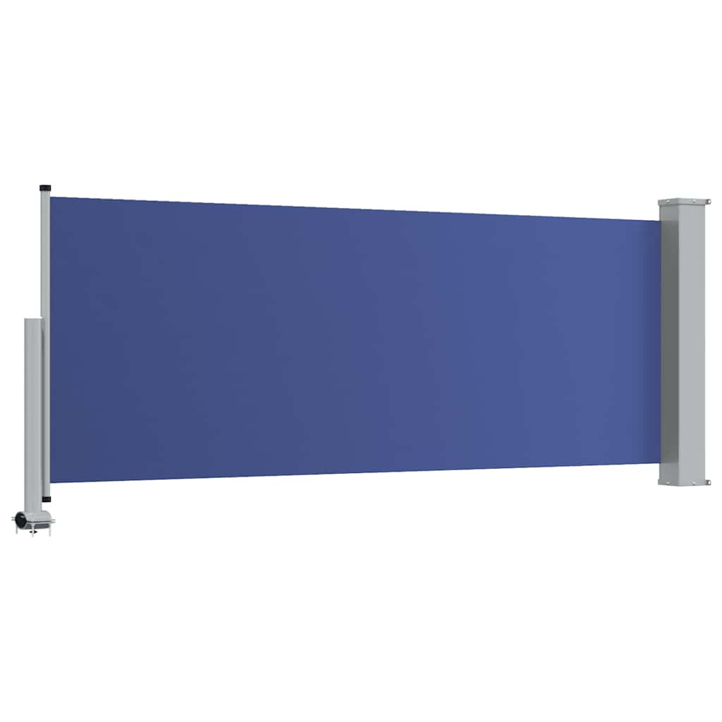 Tenda Laterale Retrattile per Patio 100x300 cm Blu 48341