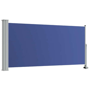 Tenda Laterale Retrattile per Patio 120x300 cm Blu 48344