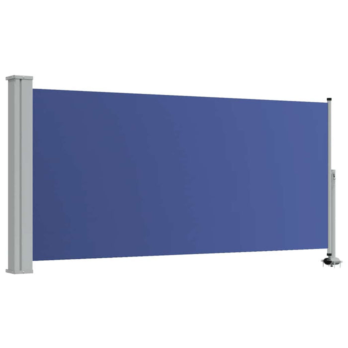 Tenda Laterale Retrattile per Patio 120x300 cm Blu 48344