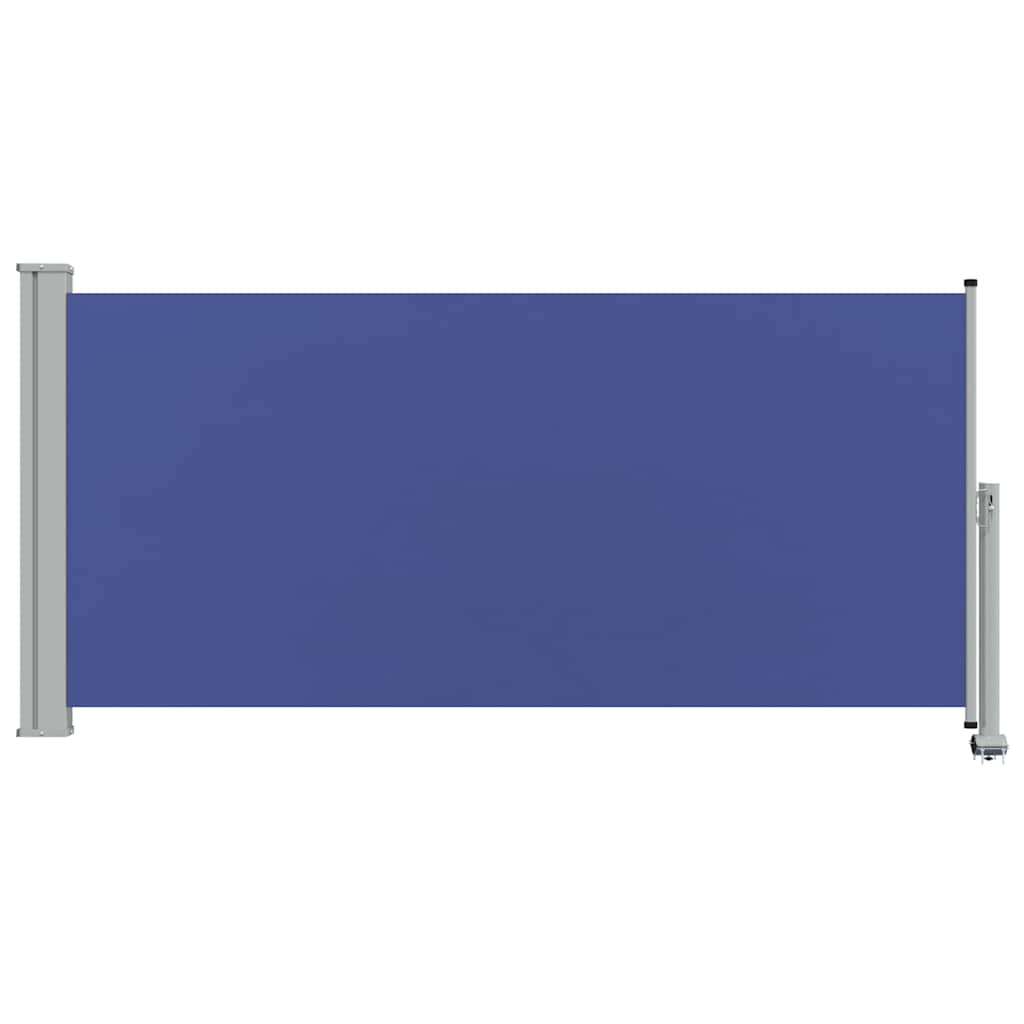 Tenda Laterale Retrattile per Patio 120x300 cm Blu 48344