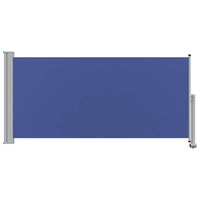 Tenda Laterale Retrattile per Patio 120x300 cm Blu 48344