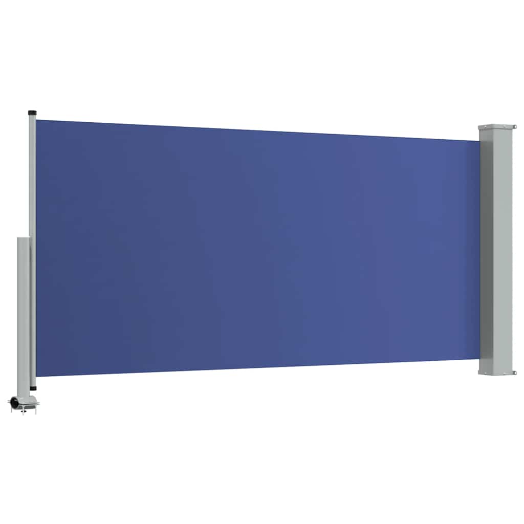 Tenda Laterale Retrattile per Patio 120x300 cm Blu 48344