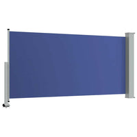 Tenda Laterale Retrattile per Patio 120x300 cm Blu 48344