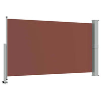Tenda da Sole Laterale Retrattile per Patio 140x300cm Marrone 48346