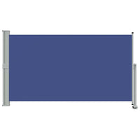 Tenda da Sole Laterale Retrattile per Patio 140x300 cm Blu 48347