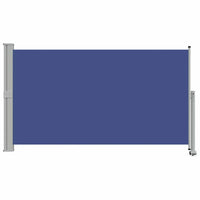 Tenda da Sole Laterale Retrattile per Patio 140x300 cm Blu 48347