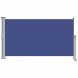 Tenda da Sole Laterale Retrattile per Patio 140x300 cm Blu 48347