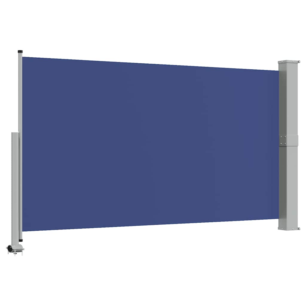 Tenda da Sole Laterale Retrattile per Patio 140x300 cm Blu 48347