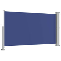 Tenda da Sole Laterale Retrattile per Patio 140x300 cm Blu 48347