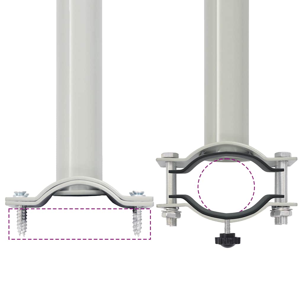 Tenda da Sole Laterale Retrattile per Patio 140x300 cm Blu 48347