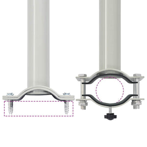 Tenda da Sole Laterale Retrattile per Patio 140x300 cm Blu 48347