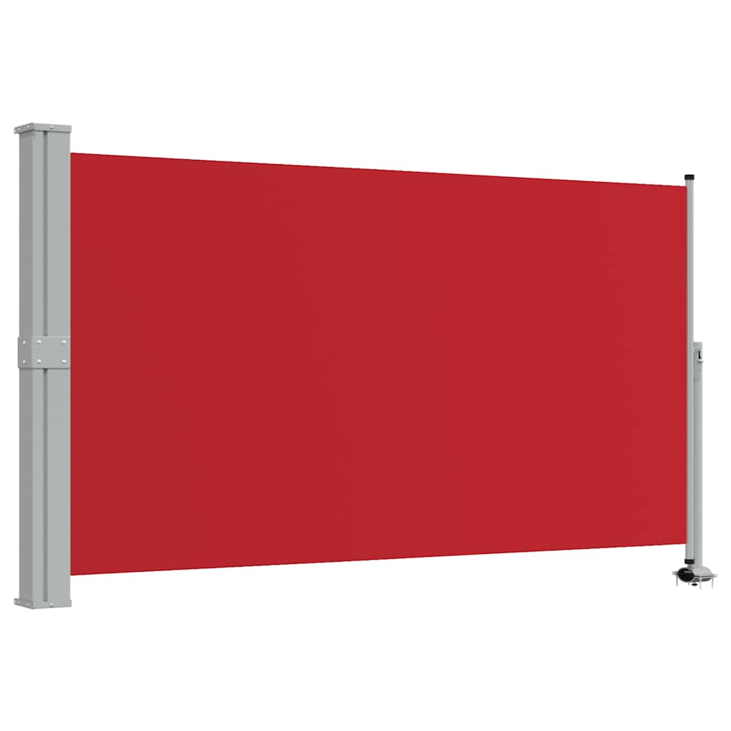 Tenda da Sole Laterale Retrattile per Patio 140x300 cm Rossa 48348