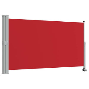 Tenda da Sole Laterale Retrattile per Patio 140x300 cm Rossa 48348