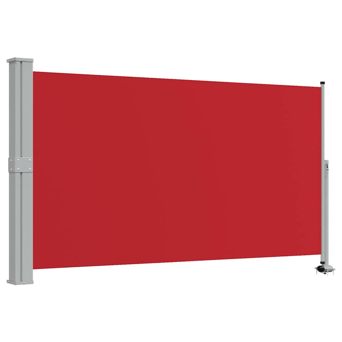 Tenda da Sole Laterale Retrattile per Patio 140x300 cm Rossa 48348