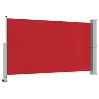 Tenda da Sole Laterale Retrattile per Patio 140x300 cm Rossa 48348