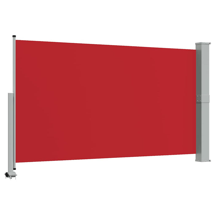 Tenda da Sole Laterale Retrattile per Patio 140x300 cm Rossa 48348