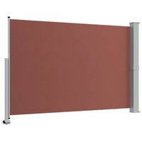 Tenda Laterale Retrattile per Patio 160x300 cm Marrone 48349