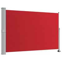 Tenda Laterale Retrattile per Patio 160x300 cm Rossa 48351