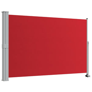 Tenda Laterale Retrattile per Patio 160x300 cm Rossa 48351