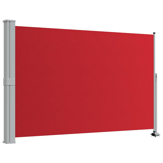 Tenda Laterale Retrattile per Patio 160x300 cm Rossa 48351