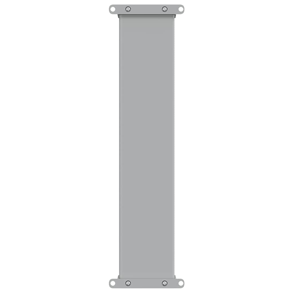 Tenda Laterale Retrattile per Patio 60x300 cm Grigia 48354