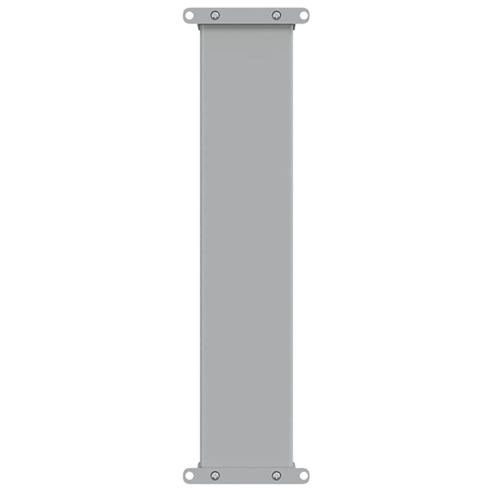 Tenda Laterale Retrattile per Patio 60x300 cm Grigia 48354