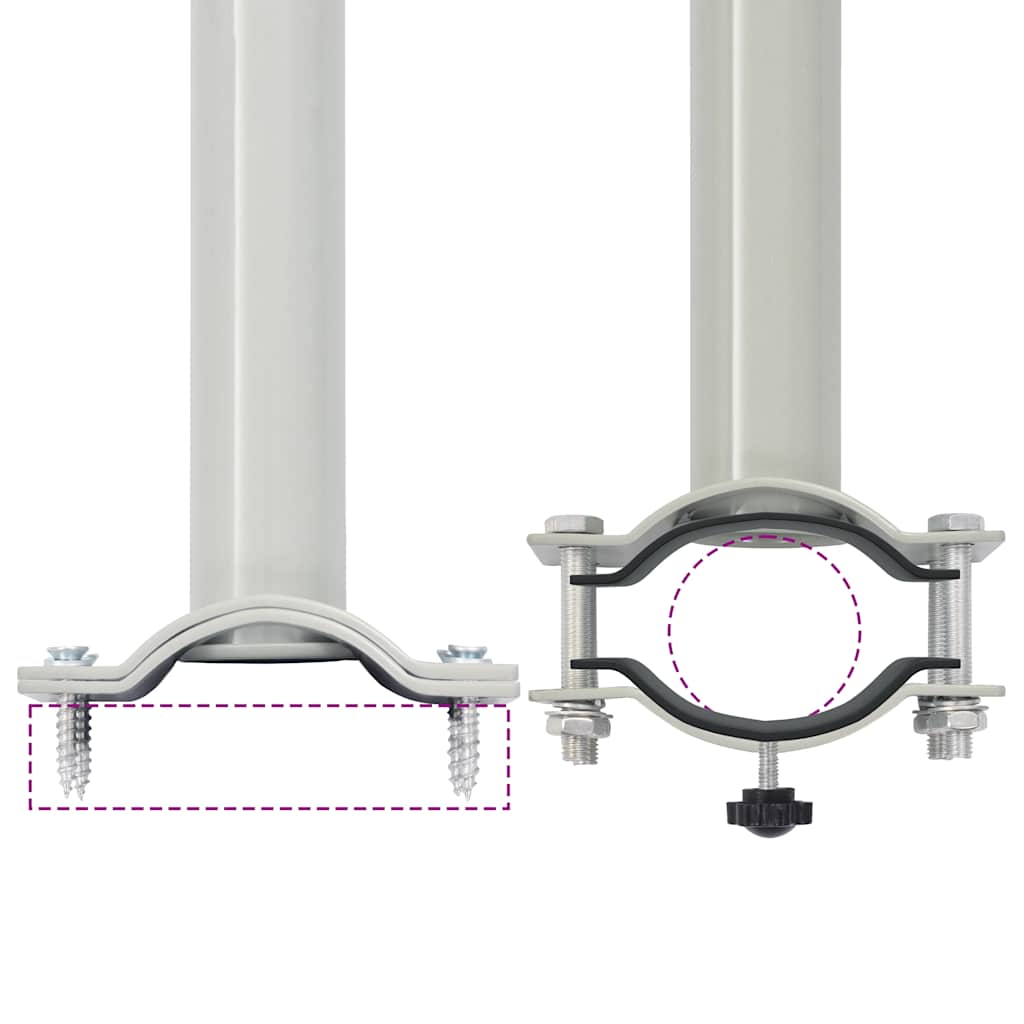 Tenda Laterale Retrattile per Patio 60x300 cm Marrone 48355