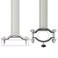 Tenda Laterale Retrattile per Patio 60x300 cm Marrone 48355