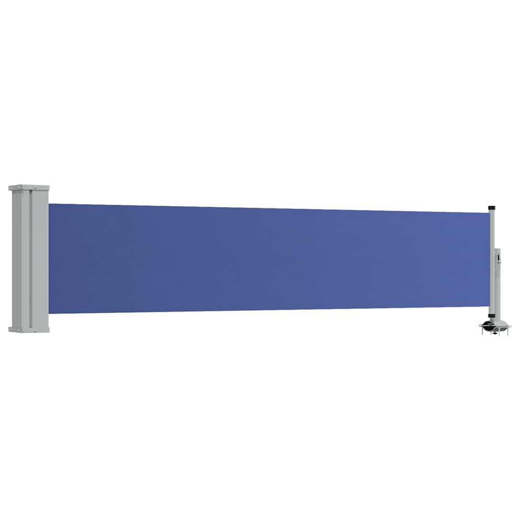 Tenda Laterale Retrattile per Patio 60x300 cm Blu 48356