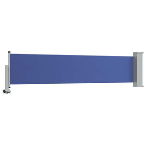 Tenda Laterale Retrattile per Patio 60x300 cm Blu 48356