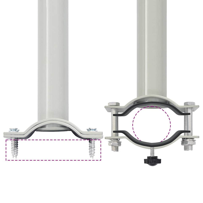 Tenda Laterale Retrattile per Patio 60x300 cm Blu 48356