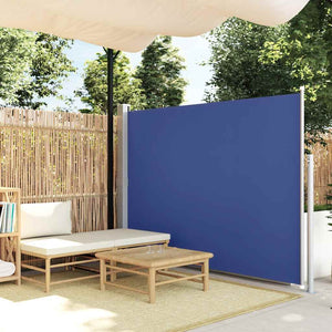 Tenda Laterale Retrattile per Patio 170x300 cm Blu 48366