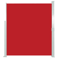Tenda Laterale Retrattile per Patio 170x300 cm Rosso 48367